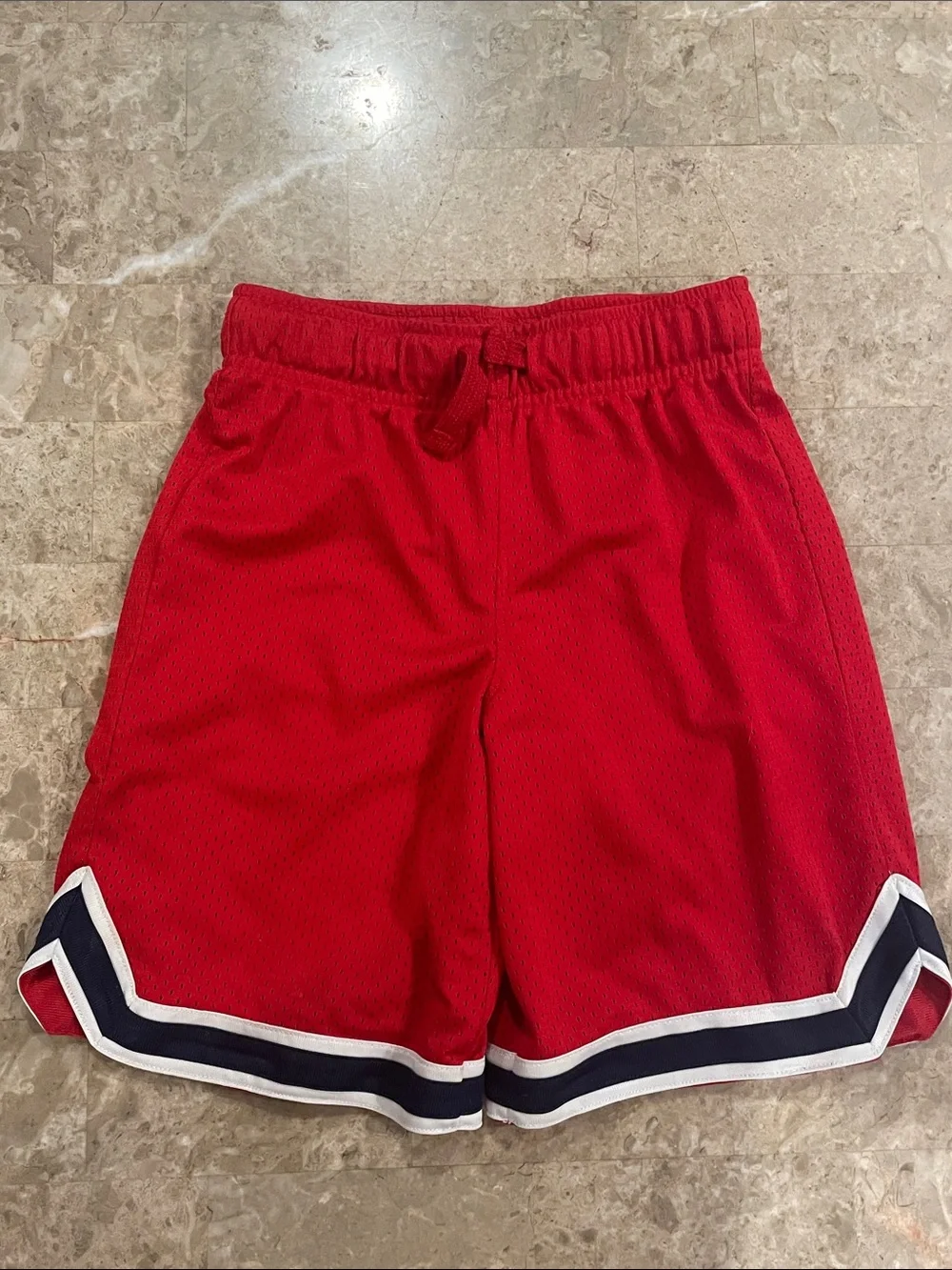 Kids Red S8 and Grey S7 Athletic Shorts - Pack of 2 Bundle